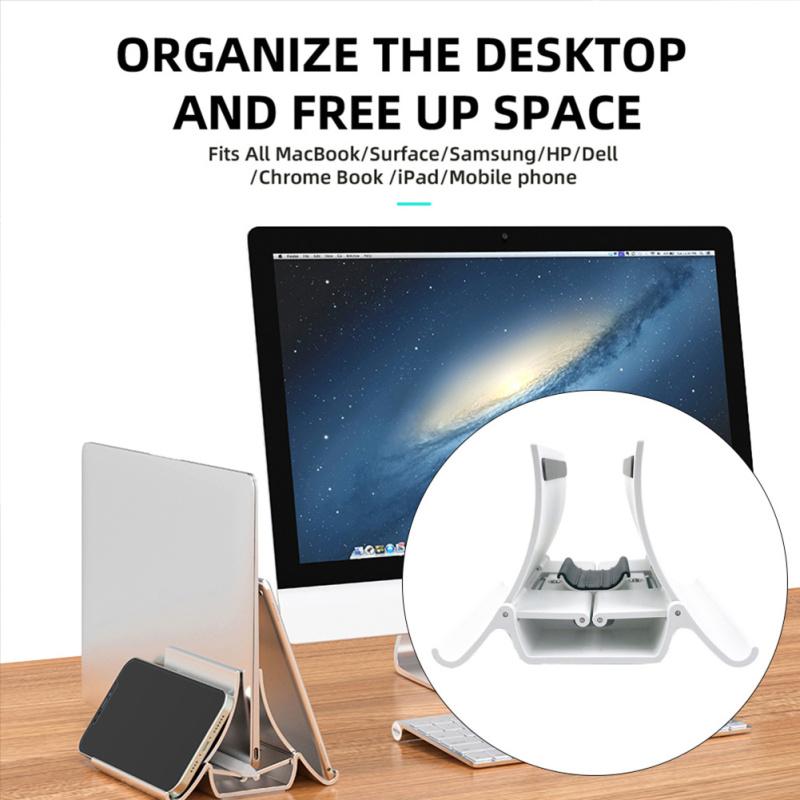 Non-slip Mechanical Gravity Tablet Bracket Home Office Notebook Universal Vertical Space Saving