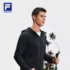 Fila Explore Series Модная Повседневная Простая Удобная Спортивная Куртка с Длинным Рукавом Мужская Куртка Глубокий Черный A11M527709F-BK