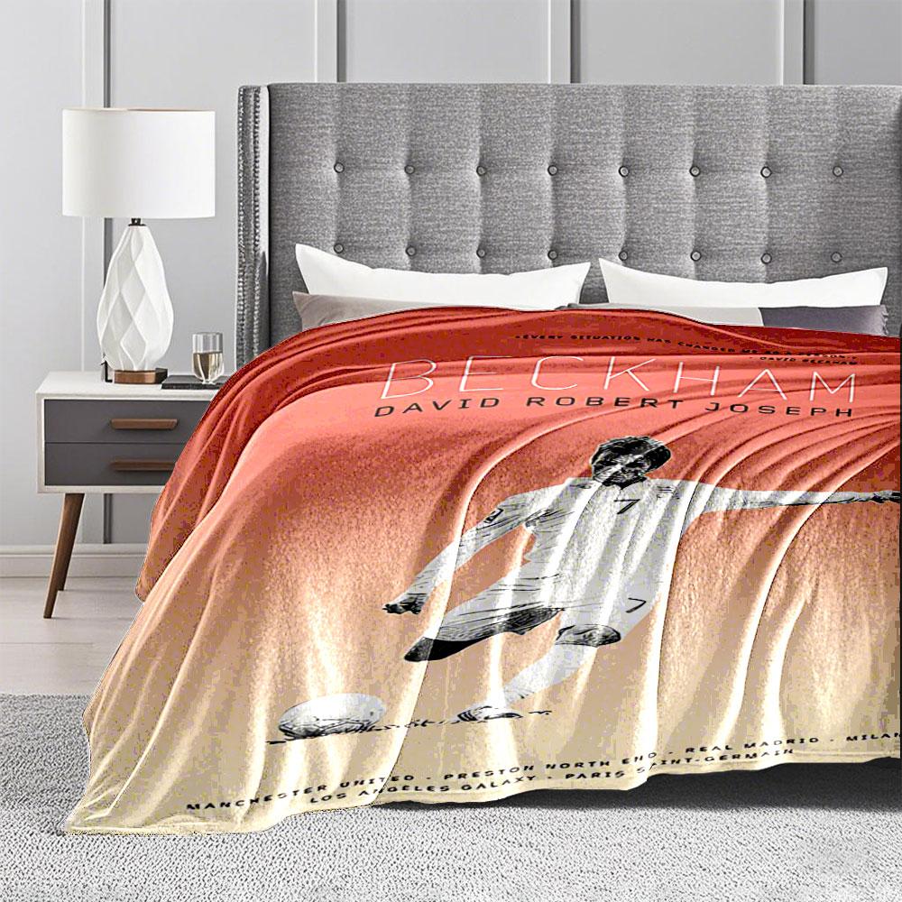 Soccer Legend Illustration Blanket for all seasons blanket lunch break throw gift