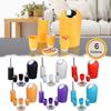 6Pcs/Set Bathroom Kit Lotion Bottle Mouthwash Cup Toothbrush Cup Soap Box Toilet