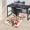 1 шт. Кружевная роза, очень большой, нескользящий коврик для пола, для офиса, семьи, спальни, студии, ковер большого размера, для помещений, яркие цвета