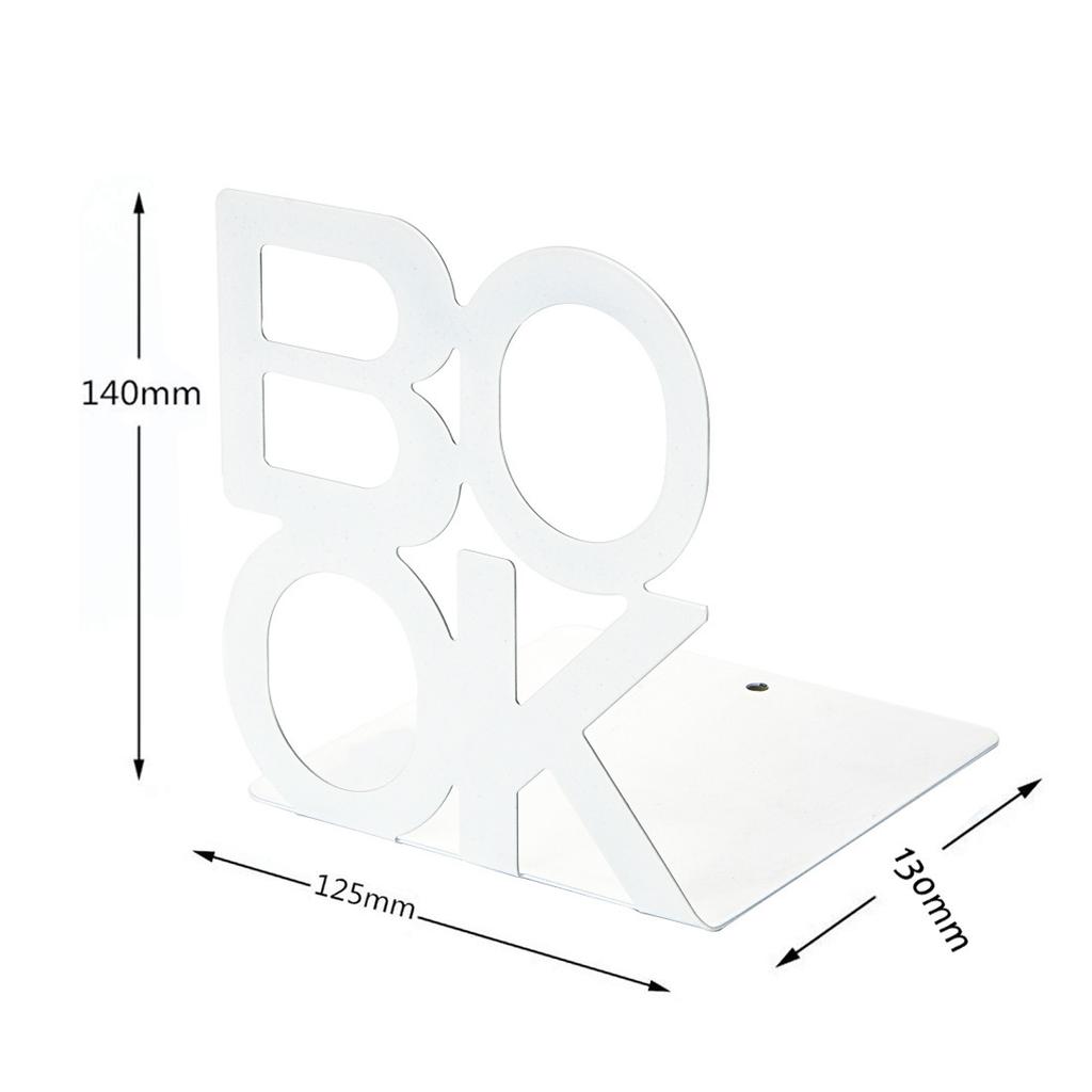 1 шт. Железные книжные подставки Подставка для книг Поддержка для дома, офиса и библиотеки Нескользящая стойка Полка Держатель Школьные канцелярские принадлежности