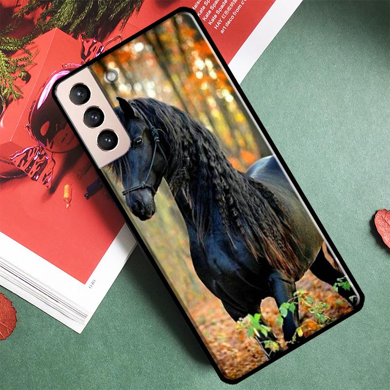 Horse Animal Phone Case For Samsung Galaxy S22 S23 S21 S10 Plus Note 20 Ultra Note 10 S20 FE Cover Fundas