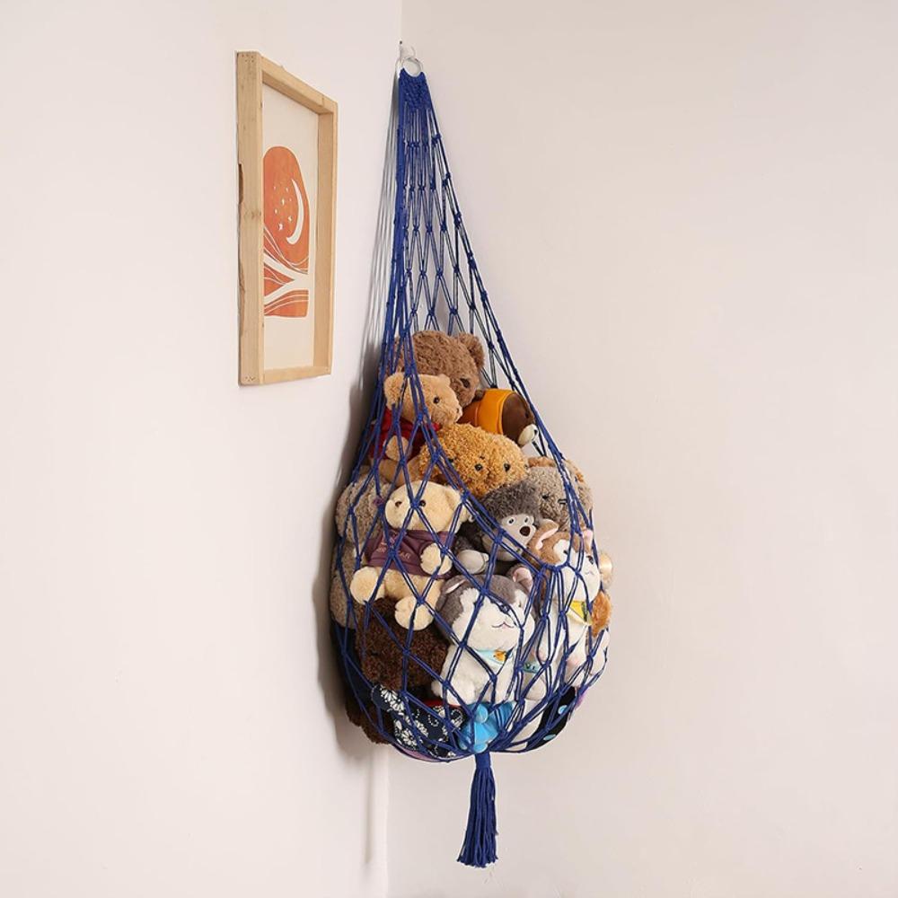 Large Capacity Toy Hammocks Home Decor Doll Storage Hammock Plush Toys Hanging Net  Bedroom