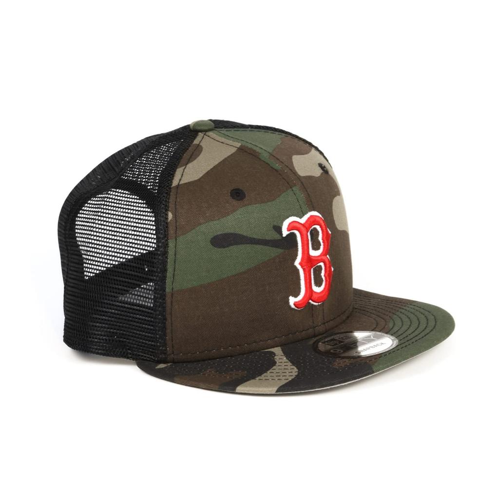 Кепка-сетка New Era MLB Snapback 9FIFTY Камуфляж Boston Red Sox Один размер