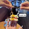 2Pcs/set Cute Puppy Magnetic Attraction Couple Backpack Pendant Keychain Creative Romantic Couple Embrace Pendant Cute Gift Couple Friend Gift