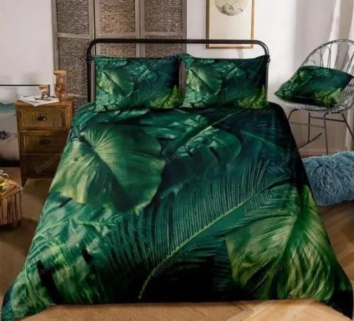 Comforter Palm Leaves Bed Decoration First Choice Gift Suitable For Children Kids And Adults Soft Warm And Breathable