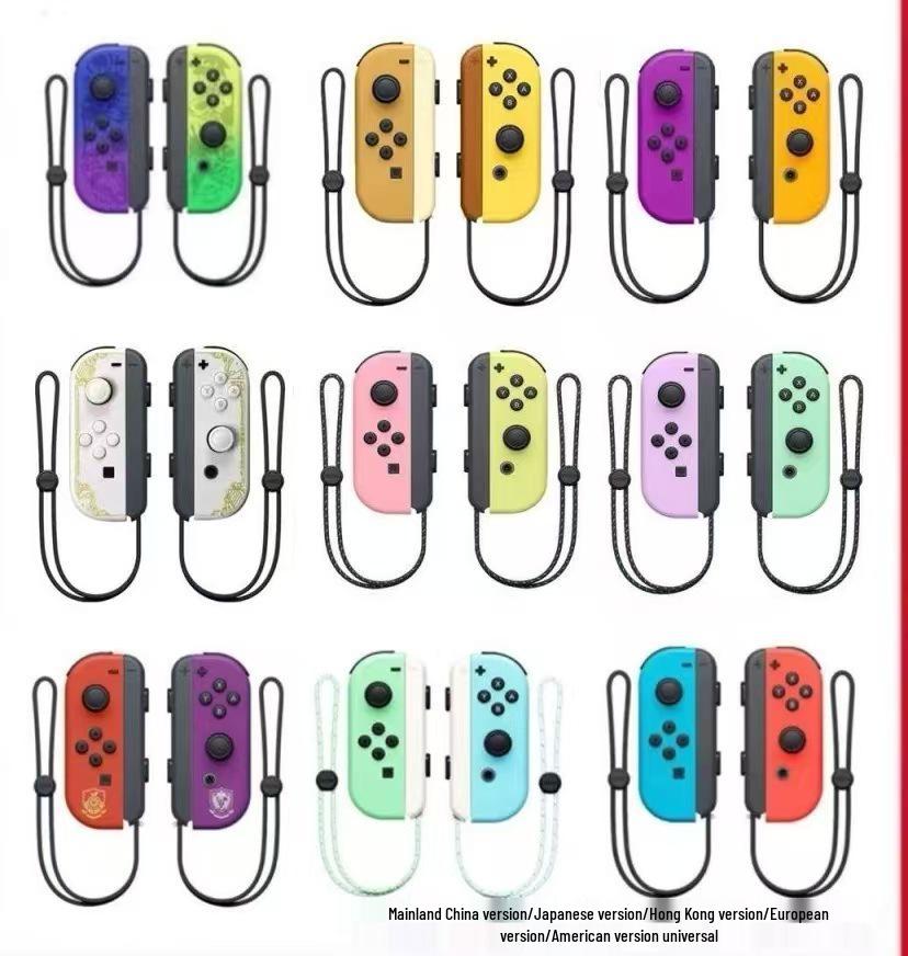 Беспроводные Bluetooth-контроллеры Joy-Con с функцией пробуждения и ремешком на запястье, левый и правый отдельно для Switch