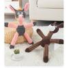 Fun Pet Toy Donkey Shape Corduroy Chew Toy For Dogs Puppy Squeaker Squeaky Plush Molar Dog Toy Pet Training Dog Accessories
