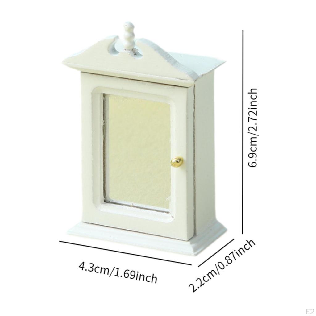 1/12 Кукольный Дом Гардеробная Мебель, Имитация Деревянного Орнамента, Мини Модель, Ролевые Игры,