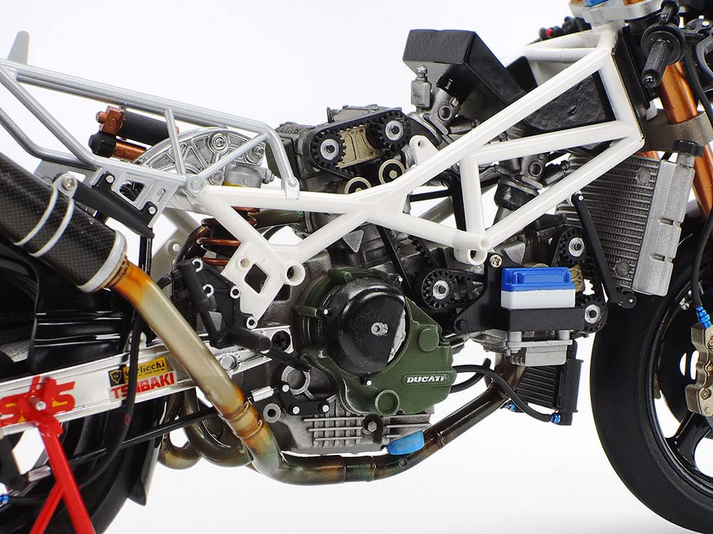 Серия Мотоциклы Tamiya 63 Ducati 888 Superbike Racer Пластиковая модель 14063 1/12 №