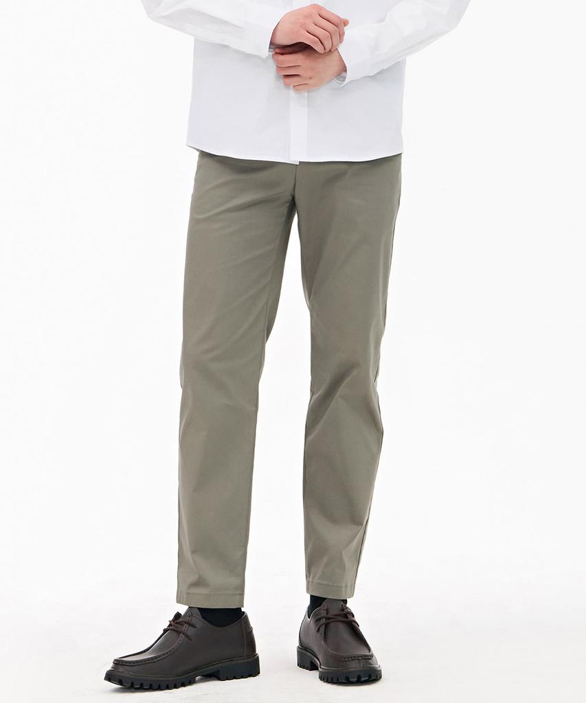 CHASECULT Men'S Tapered Side-Banding Chino Pants - Khaki
