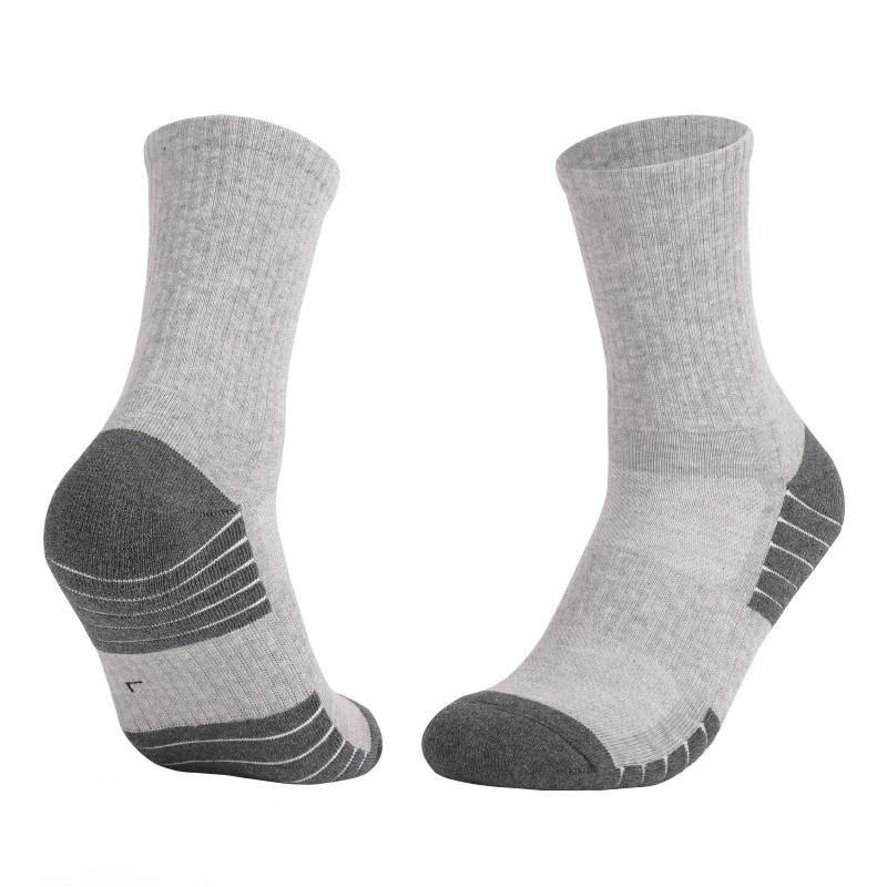 Мужские носки с амортизацией спортивные атлетические повседневные носки до щиколотки для бега и тренировок дышащие для активного отдыха пешие прогулки ходьба носки из гребенного хлопка