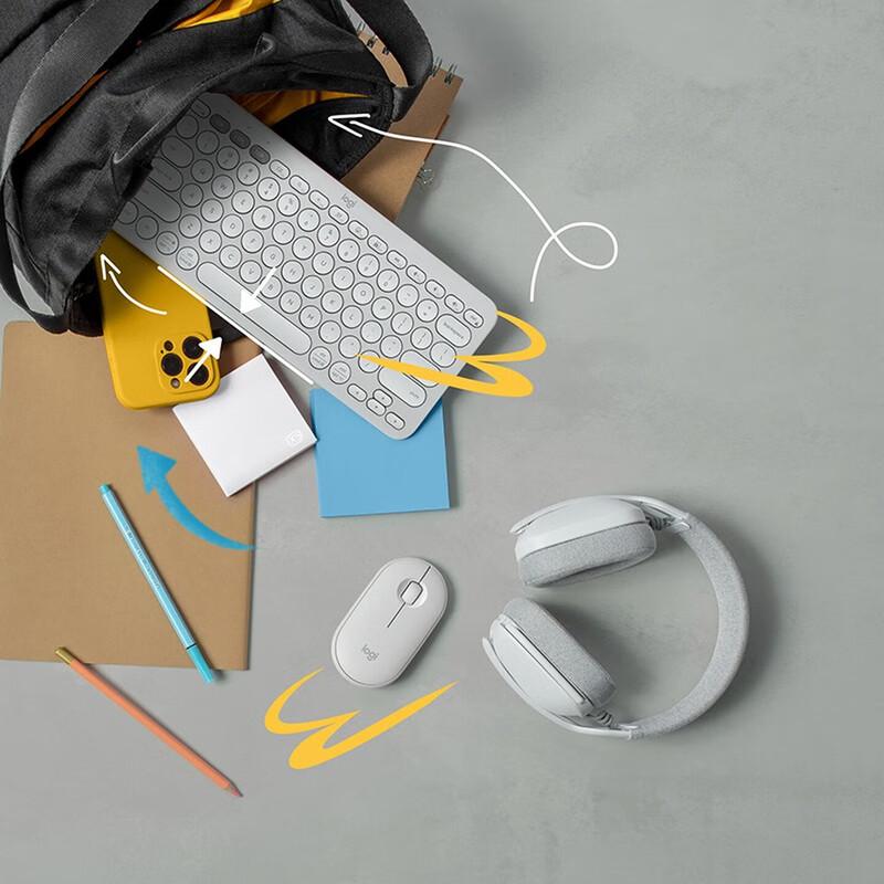 Logitech Беспроводной набор клавиатуры и мыши Pebble 2 Combo