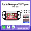 Android 14 Car Radio For Volkswagen VW Tiguan 2006 2010 2016 Golf Plus Wireless Carplay Auto Car Stereo Multimedia Player WIFI