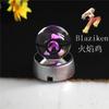 New Pokmon Crystal Ball Night Light Snorlax Vulpix Anime Peripherals Fashion Delicate Personality Room Emit Light Ornament