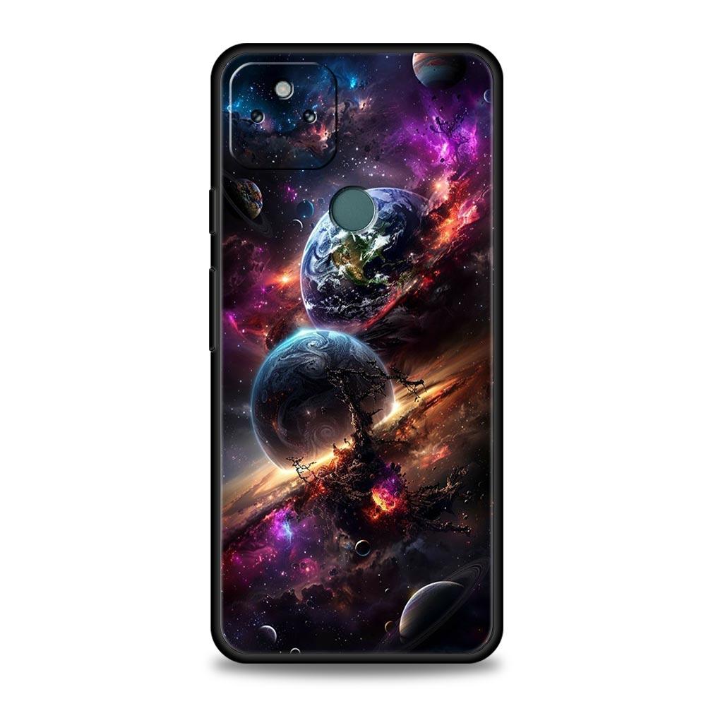 Чехол для телефона «Вселенная Звездное небо Луна» для Google Pixel 10 9 8 7 6 9A 8A 7A 6A Pro Ударопрочный Мягкий ТПУ 9 Pro XL Чехол Capas