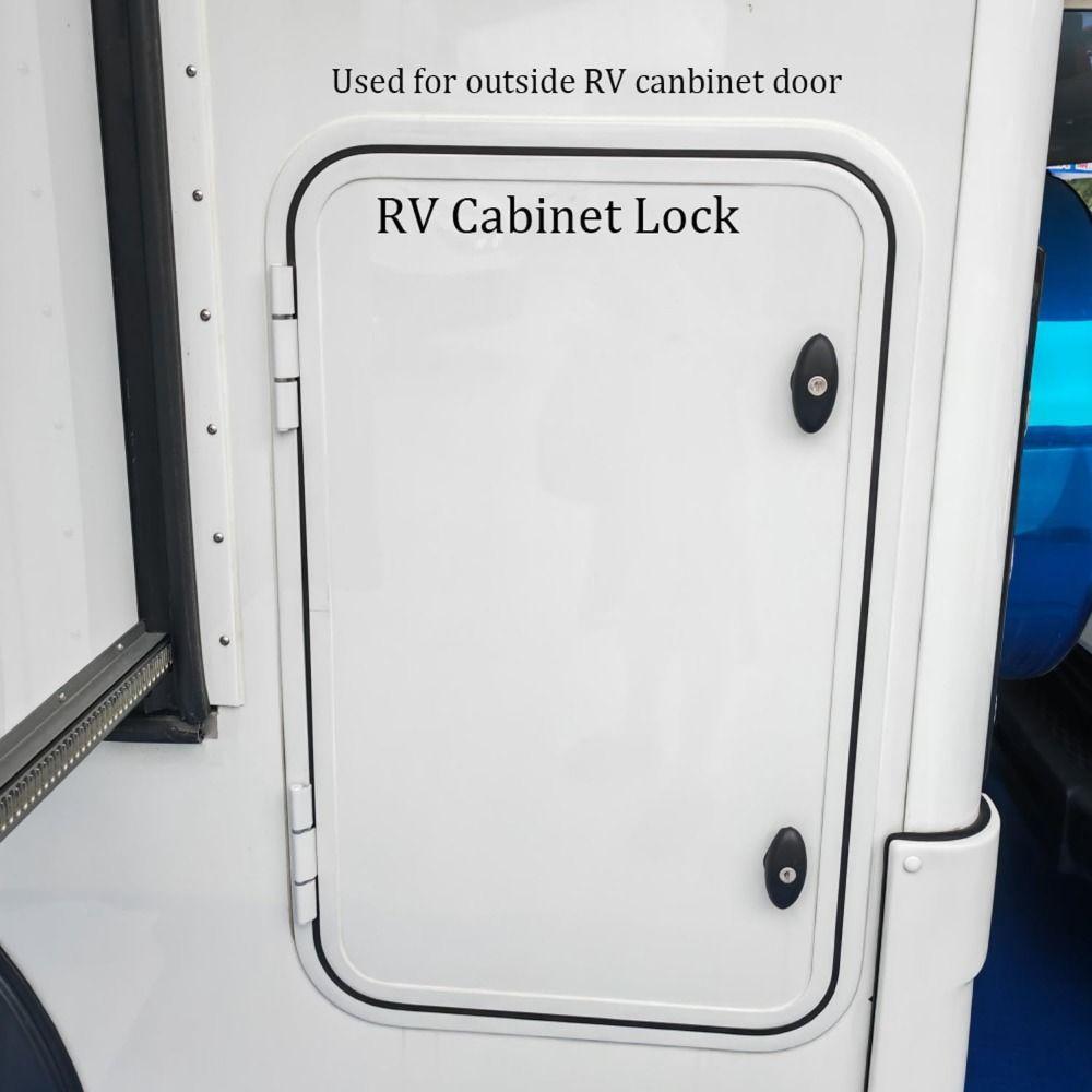 T-Handle Cabinet Door Lock with 2 Keys Furniture Locks Professional RV Cabinet Lock Trailer