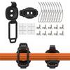 ABKP-Adjustable Elastic Cable Clips Cable Management For Home, Car, Under Desk,