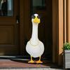 Yousheng 1Set Lawn Goose Outfits Hip Hop Rhinestone Collar Vintage Sunglasses Outdoor Yard Paty Goose Statue Decoration Dress up Jewelry Accessories