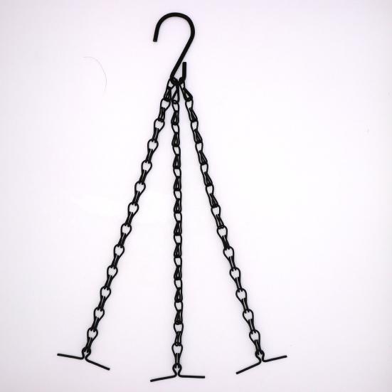 4 шт./компл. вешалка для цветочной корзины, двойной крючок, железный цветочный горшок, сменная цепная вешалка, садовые принадлежности