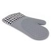 Silicone and Cotton Mitts Heat Resistant Glove Oven Glove for Home Kitchen Bakery Hotel
