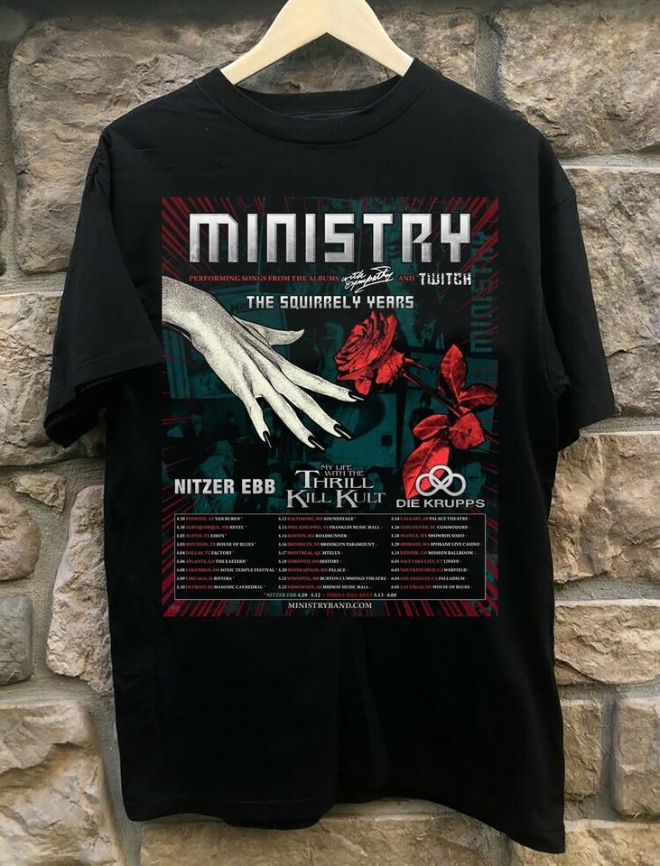 Ministry Tour 2025 Gift For Fan All Size S to 5XL T-shirt K648