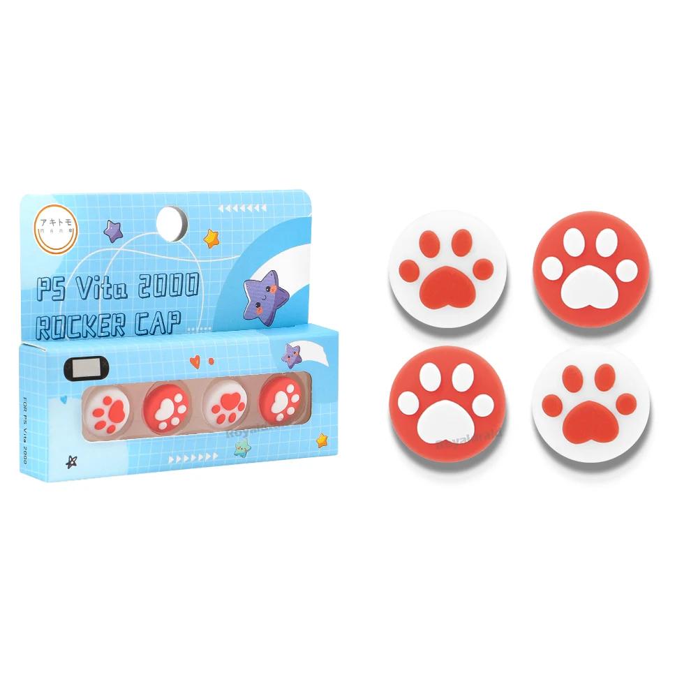 НОВЫЙ 4шт/комплект силиконовый чехол для джойстика аналоговый защитный чехол для Playstation Psvita PS Vita PSV 1000 2000