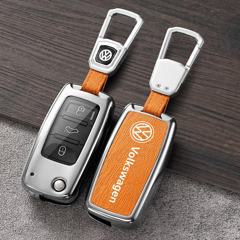 Чехол-брелок для ключа автомобиля VOLKSWAGEN VW для VW Volkswagen Polo Tiguan Passat B5 B6 B7 Golf 4 5 6 MK6 Jetta Beetle Eos Scirocco Up T