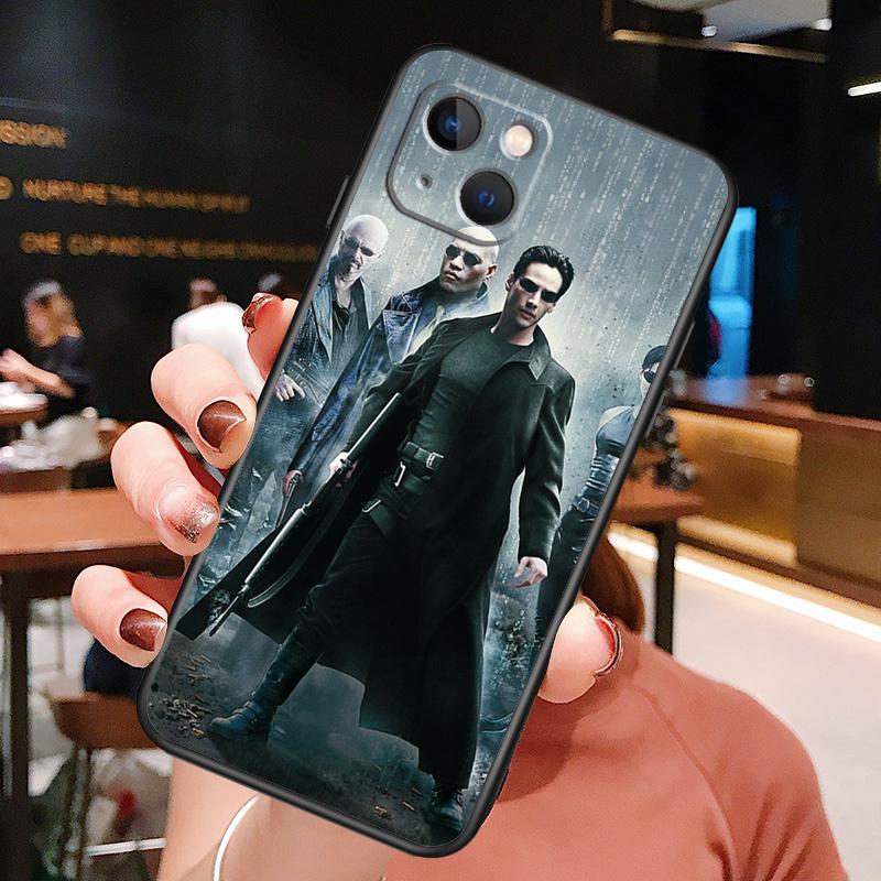 The Matrix Movie Phone Case For iPhone 16 Pro Max 15 14 12 11 13 Pro Max Plus 12 13 Mini XR 16e Funda Silione Cover