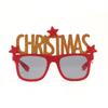 Очки Sd Веселого Рождества Забавная личность Красные рога Солнцезащитные очки, Соответствующая одежда Рождественская елка