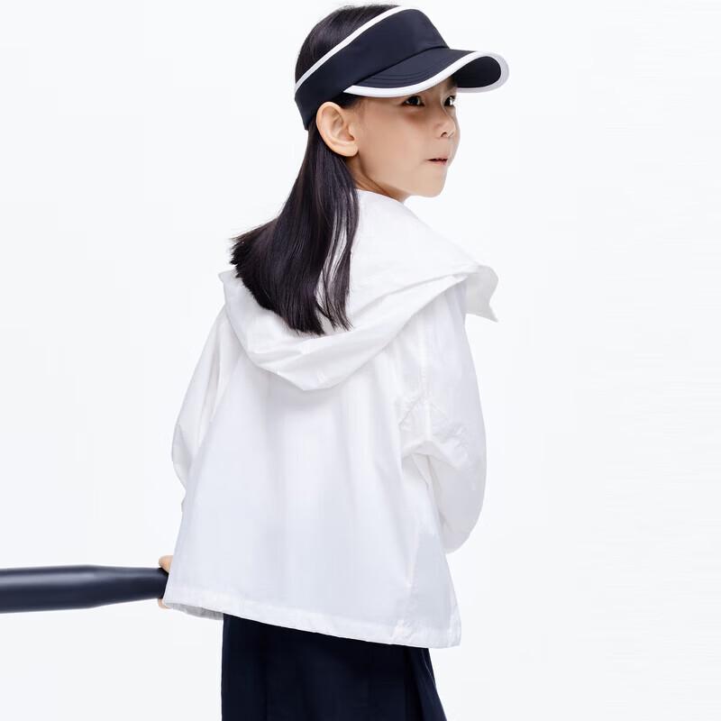 little MO&Co. Kids' UPF300+ Sun Protection Cooling Hooded Jacket