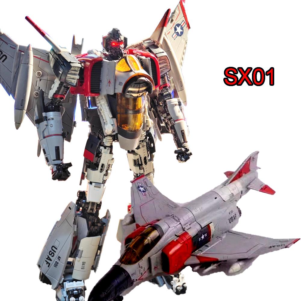 Transformation Toys Thunder Warrior Robot Lightning SX01 Blitzwing Hornet Gaiden Starscream SX-01