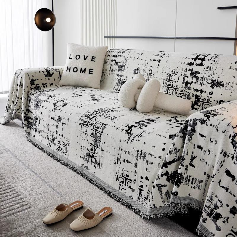 Полотенце для дивана из синели, универсальный универсальный чехол для дивана Four Seasons, пылезащитный чехол, цельный чехол для дивана, тканевая подушка