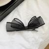 2Pcs Women Hairpins Two-layer Mesh Bow Anti-slip Photo Prop Lightweight Princess Style Reusable Party Hair Decoration Tool