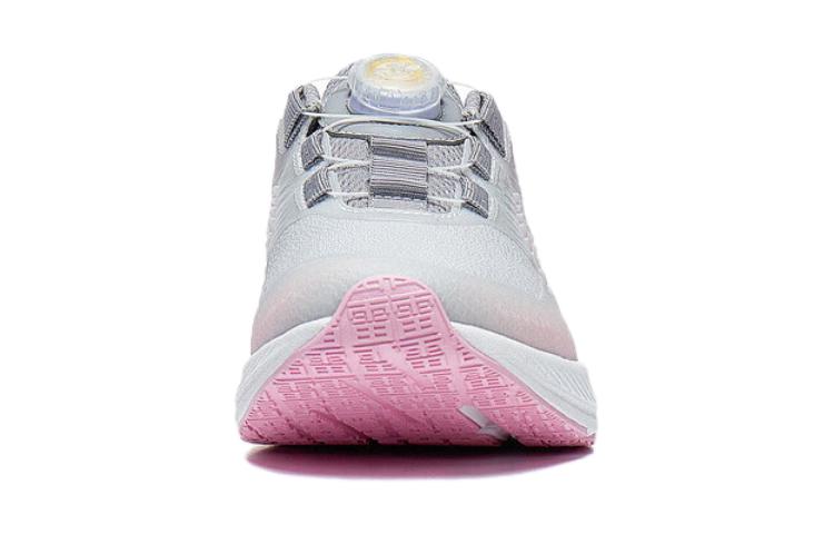 Li Ning YOUNG Kunpeng V2 Slip Resistant Kids' Running Shoes Antarctic Gray Peachy Pink Unisex YKFT072-8