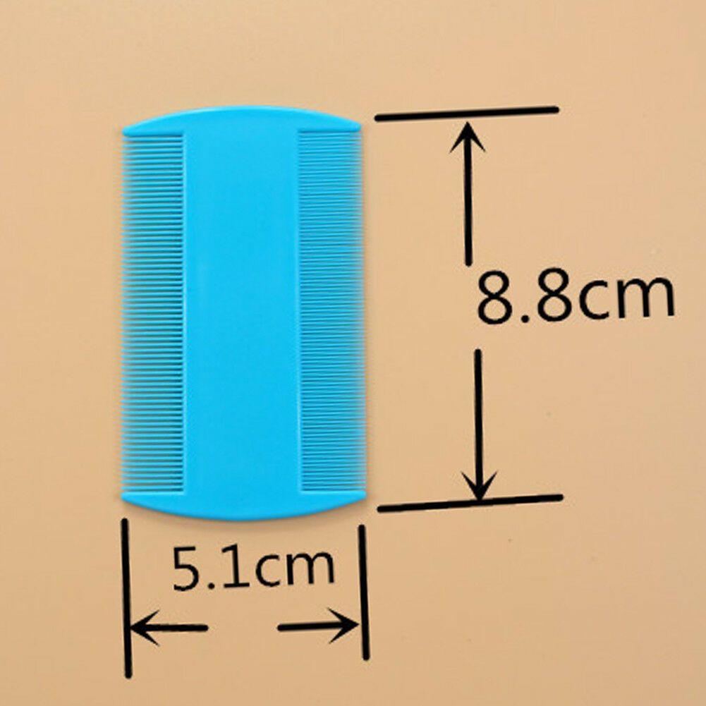 White Double Sided Hair Styling Tools Nit Combs Head Lice Detection Lice Flea Nit Removal Lice Comb