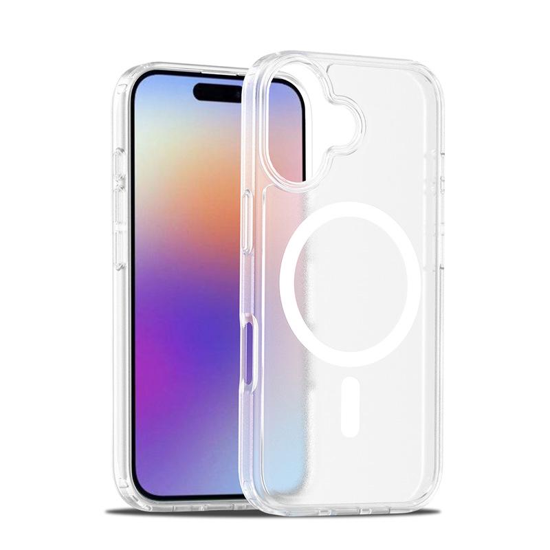 Магнитный матовый чехол для iPhone 17, Совместим с моделями iPhone 13, 14, 15, 16, 17
