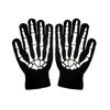 Knitting Gloves Skeleton Head Full Fingers Print Warm Boy Non Glove Keep Horror Breathable Girl Q6J5