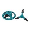 360 Degrees Fully Circle Rotating Watering Sprinkler Irrigation System 3 Nozzle Pipe Hose for Garden