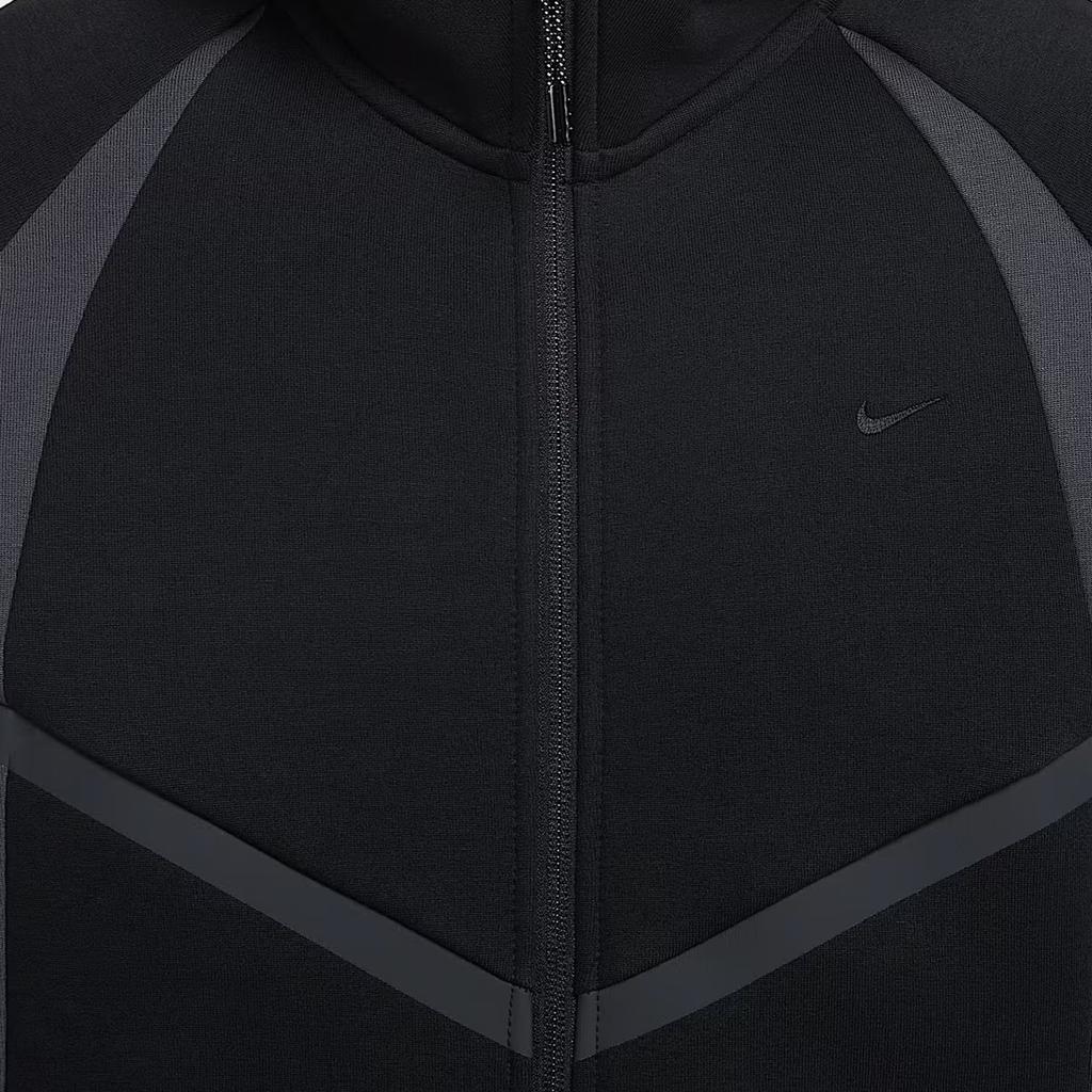 Nike Мужская флисовая куртка-ветровка Tech с цветными блоками, на молнии IF1326-010