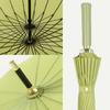 Маленький свежий зонт с длинной ручкой из 24 костей, большой мужской, полностью армированный волокном, цветная схема, кожаная ручка, прямой зонт с тростью, ветрозащитный