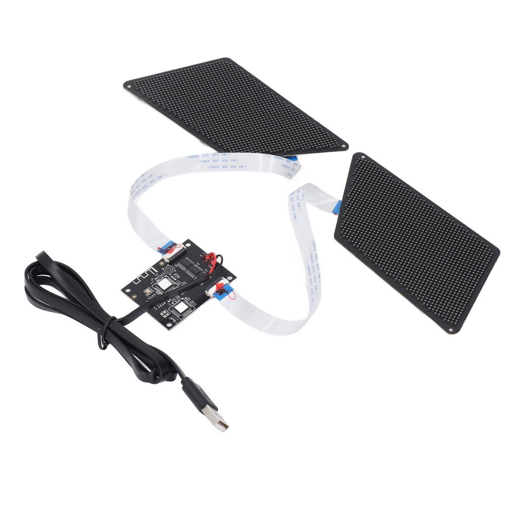 Светодиодный знак «глаз» с разрешением 48 X 96, управляемый через приложение BT, питание от USB, светодиодный знак для анимации слов и картинок