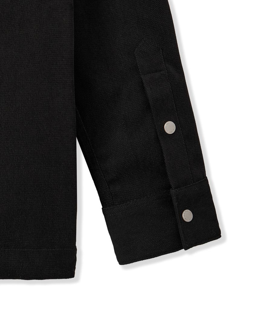 USPOLOASSN Oversized Suede Shirt_Black