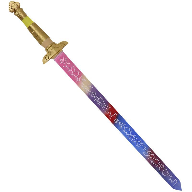 Demon Hunter Cosplay Set: Lumie Sword, Mira's Knife, Bamboo Sword - Soft Rubber Children's Toy Weapons