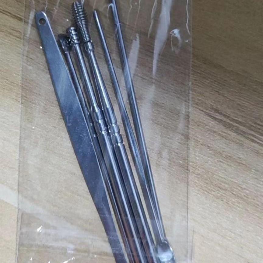 Набор из 6 предметов для чистки ушей из нержавеющей стали для взрослых и детей