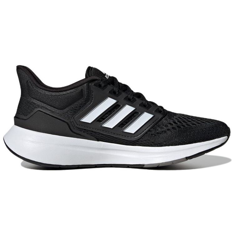 Adidas EQ21 Run Black White Grey Женские кроссовки Core-Black Cloud-White Grey-Four GY2207