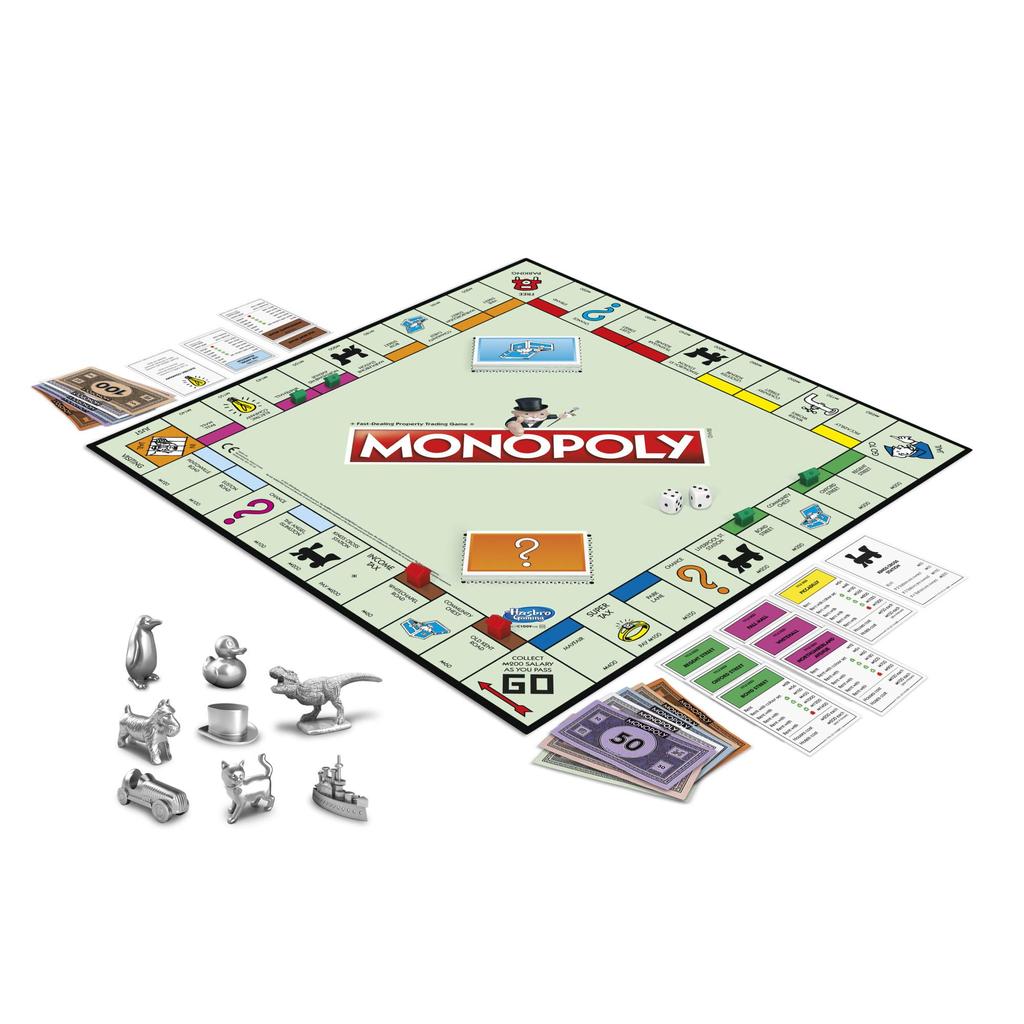 Hasbro Monopoly Game Классическая игра Новые жетоны Кот Утка, Динозавр,