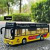 City Sightseeing Bus Model Toy With Sound Light For Kids Play And Collection