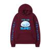 I'm Not A Bad Slime Hoodie – Unisex Oversized Pullover Hooded Sweatshirt, Cute Blue Slime Anime Graphic, Kawaii Streetwear